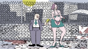 Él corrió junto a su camarada