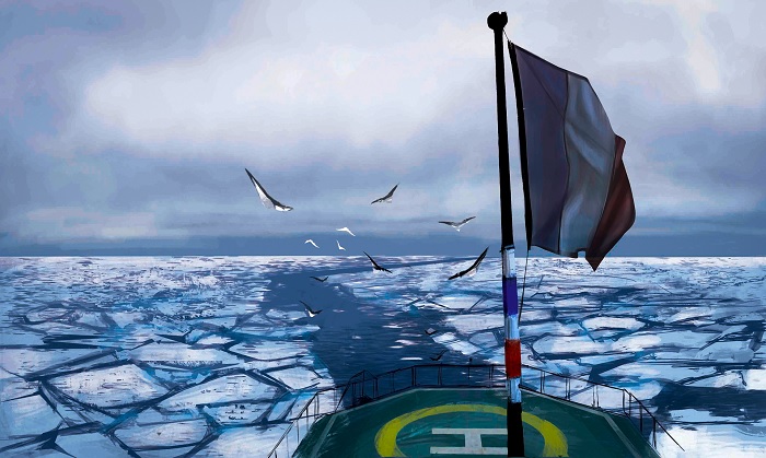 Vast Blue Antarctica